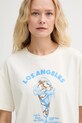 Rag & Bone tricou din bumbac bej WCC25PT034MI36