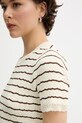 Rag & Bone t-shirt beżowy WAS25P025UG25