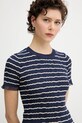 Rag & Bone t-shirt granatowy WAS25P025UG25