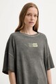Gestuz tricou din bumbac gri 10910127