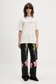 Stine Goya t-shirt bawełniany SG.AW25.T009.2243 beżowy AW25
