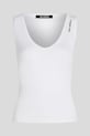 Bavlnený top Karl Lagerfeld A3W17005 biela