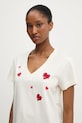 Karl Lagerfeld t-shirt in cotone beige A3W17017