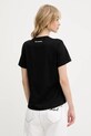 Odzież Karl Lagerfeld t-shirt bawełniany A3W17018 czarny
