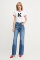 Karl Lagerfeld pamut póló KL X DISNEY A3W17089 fehér AW25