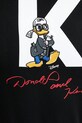 Karl Lagerfeld pamut póló KL X DISNEY A3W17089 fekete