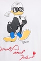 Bombažna kratka majica Karl Lagerfeld KL X DISNEY A3W17090 bela