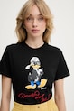 Памучна тениска Karl Lagerfeld KL X DISNEY черен A3W17090