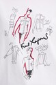 Karl Lagerfeld t-shirt bawełniany A3W17099 biały