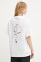 Odzież Karl Lagerfeld t-shirt bawełniany A3W17100 biały