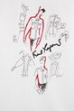 Karl Lagerfeld t-shirt bawełniany A3W17100 biały