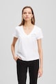 Karl Lagerfeld t-shirt bawełniany bawełna biały A3W17104