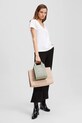 Karl Lagerfeld tricou din bumbac alb A3W17104