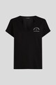 Karl Lagerfeld tricou din bumbac A3W17104 negru