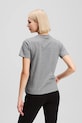 Karl Lagerfeld tricou din bumbac A3W17105 gri AW25