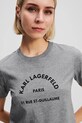 Одяг Бавовняна футболка Karl Lagerfeld A3W17105 сірий