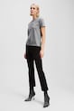 Karl Lagerfeld tricou din bumbac gri A3W17105