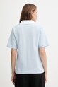 Ρούχα Βαμβακερό μπλουζάκι Karl Lagerfeld A3W17113 μπλε
