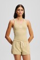 Karl Lagerfeld top elasztánnal bézs A3W44006