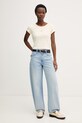 Calvin Klein Jeans tričko dámske LV047C200G béžová SS26