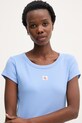 Calvin Klein Jeans t-shirt damski niebieski LV047C200G