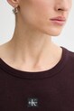 Calvin Klein Jeans t-shirt brązowy LV047C200G
