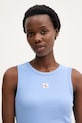 Calvin Klein Jeans top damski niebieski LV047C201G