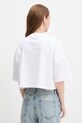 Îmbrăcăminte Calvin Klein Jeans tricou din bumbac LV047C202G alb