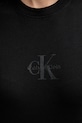 Calvin Klein Jeans top din bumbac LV047C852G negru