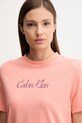 Odjeća Pamučna majica Calvin Klein Jeans LV047C854G narančasta