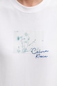 Calvin Klein Jeans t-shirt bawełniany LV047C855G biały