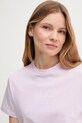 Oblečenie Bavlnené tričko Calvin Klein Jeans LV047C863G fialová