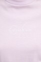 Calvin Klein Jeans t-shirt bawełniany różowy LV047C863G
