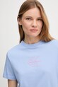 Одежда Хлопковая футболка Calvin Klein Jeans LV047C863G фиолетовой