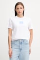 Хлопковая футболка Calvin Klein Jeans хлопок белый LV047C864G