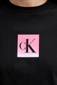 Calvin Klein Jeans t-shirt bawełniany czarny LV047C864G