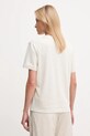 Ρούχα Βαμβακερό μπλουζάκι Calvin Klein Jeans LV047C912G μπεζ