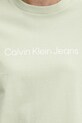 Calvin Klein Jeans pamut póló zöld LV047C912G