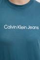 Calvin Klein Jeans t-shirt bawełniany LV047C912G turkusowy