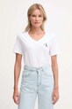 Βαμβακερό μπλουζάκι Calvin Klein Jeans 2-pack LV047C906G πορτοκαλί AW25