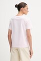 Odzież Calvin Klein Jeans T-shirt damski bawełniany 2-pack LV047C906G różowy
