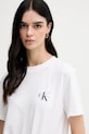 Oblečení Bavlněné tričko Calvin Klein Jeans LV047C905G bílá