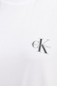 Bavlněné tričko Calvin Klein Jeans bílá LV047C905G