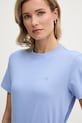 Bavlněné tričko Calvin Klein Jeans modrá LV047B224G