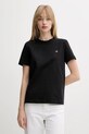 Хлопковая футболка Calvin Klein Jeans хлопок чёрный LV047B224G