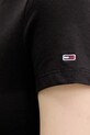 Bavlnené tričko Tommy Jeans DW0DW21340 čierna