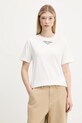 Oblečenie Bavlnené tričko Tommy Jeans DW0DW21341 biela