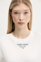 Tommy Jeans t-shirt bawełniany biały DW0DW21341
