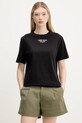 Одяг Бавовняна футболка Tommy Jeans DW0DW21341 чорний