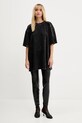Gestuz tricou din bumbac 10910657 negru AW25